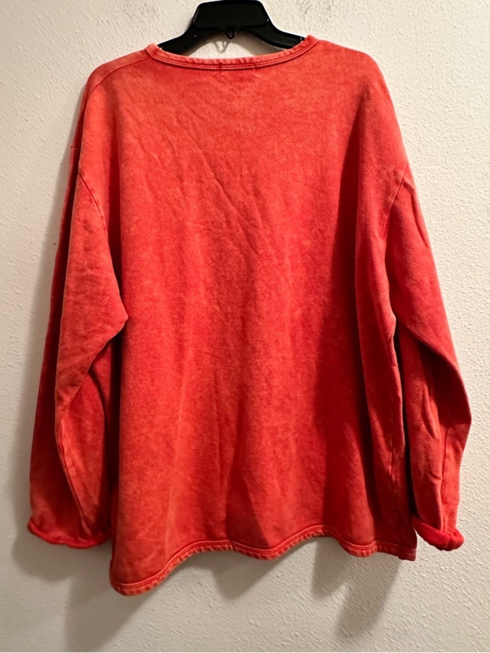 Stone Monkey Lightweight Sweatshirt Mens L/XL Burnt Orange Long Sleeve Crewneck - Picture 2 of 14